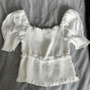 ASTR white crop top